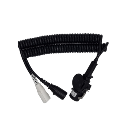 Coiled Cable 15pole to 2x7pole Coiled Cable 15pole to 2x7pole